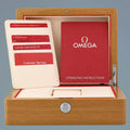 PAPERS OMEGA 131.23.41.21.03.001 Constellation 41mm Steel Gold Leather Strap Watch Box