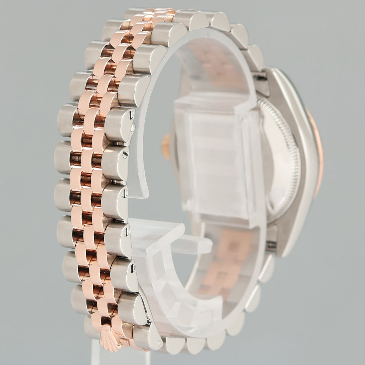 MINT 2015 Rolex DateJust Rose Gold Two Tone 31mm 178341 Chocolate Diamond Watch