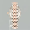 MINT 2015 Rolex DateJust Rose Gold Two Tone 31mm 178341 Chocolate Diamond Watch