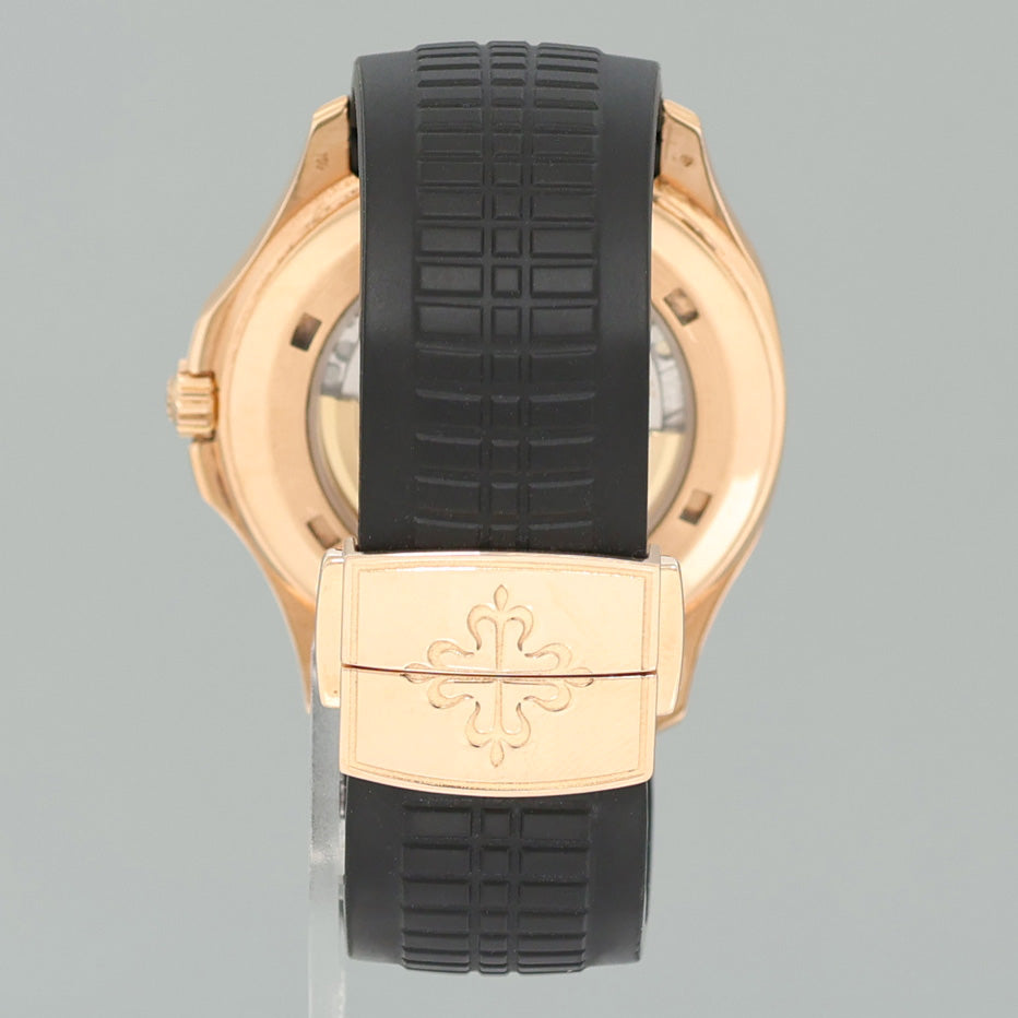 PAPERS MINT 5167R Patek Philippe Aquanaut Rose Gold Brown 40mm Tropical Watch Box