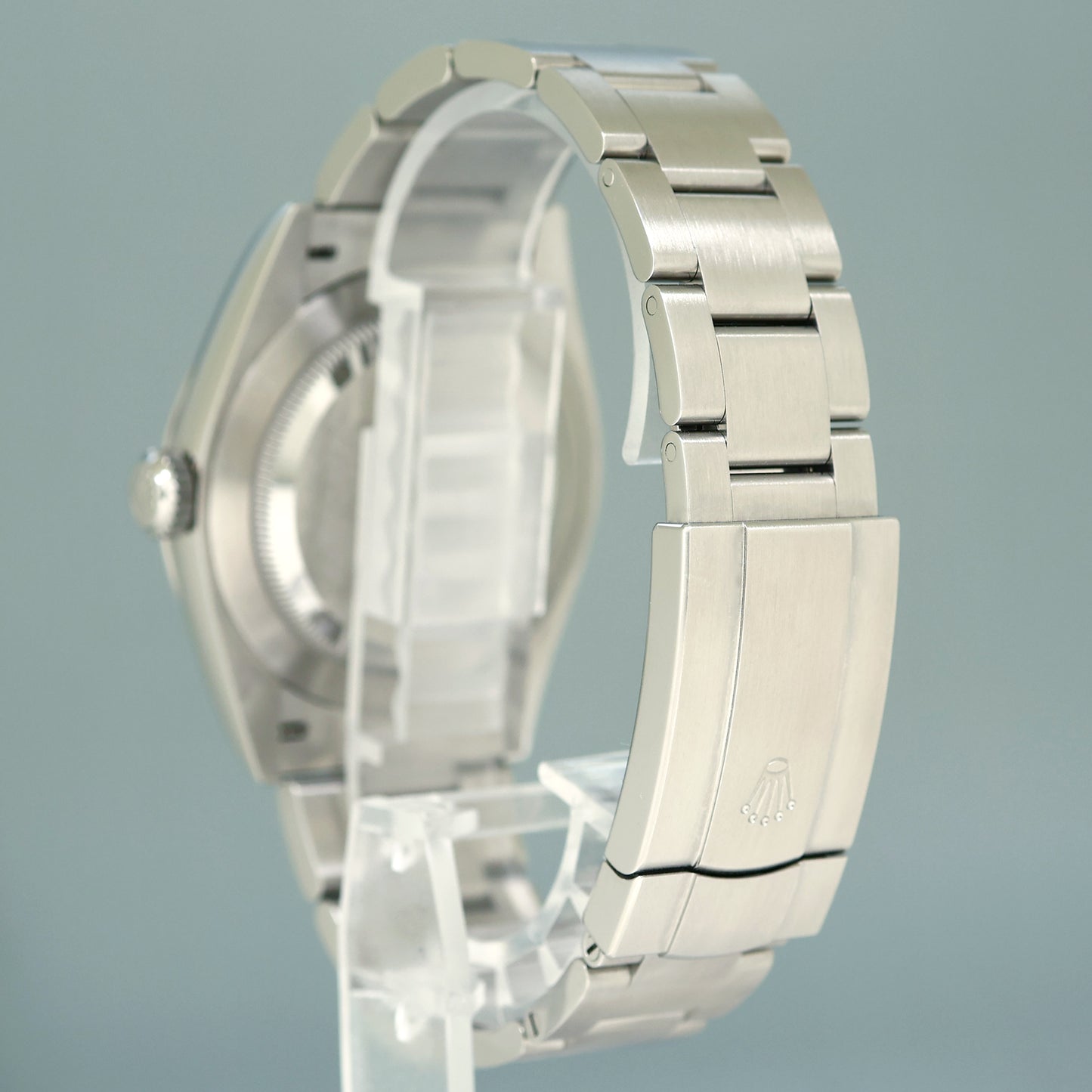 2025 NEW PAPERS Rolex Oyster Perpetual 41mm Blue Stick Oyster Watch 134300 Box