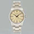 2025 NEW PAPERS Rolex Oyster Beige 134300 Perpetual 41mm Steel Watch Box