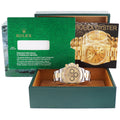 MINT Rolex Daytona 16523 Zenith Two Tone Yellow Gold Champagne Dial Watch