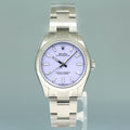 August 2025 NEW PAPERS Rolex Oyster 277200 Perpetual 31mm Lavender Purple Watch Box