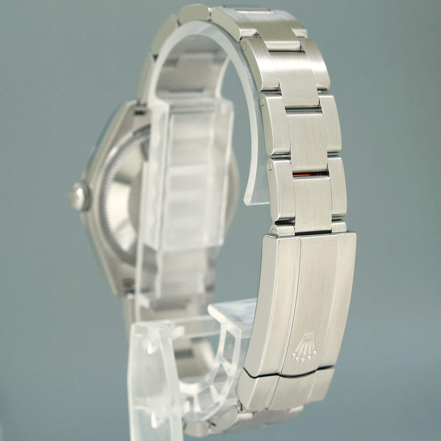 August 2025 NEW PAPERS Rolex Oyster 277200 Perpetual 31mm Lavender Purple Watch Box