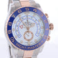 MINT 2022 Rolex Yacht-Master II 116681 Steel Everose Gold Mercedes Hands Watch