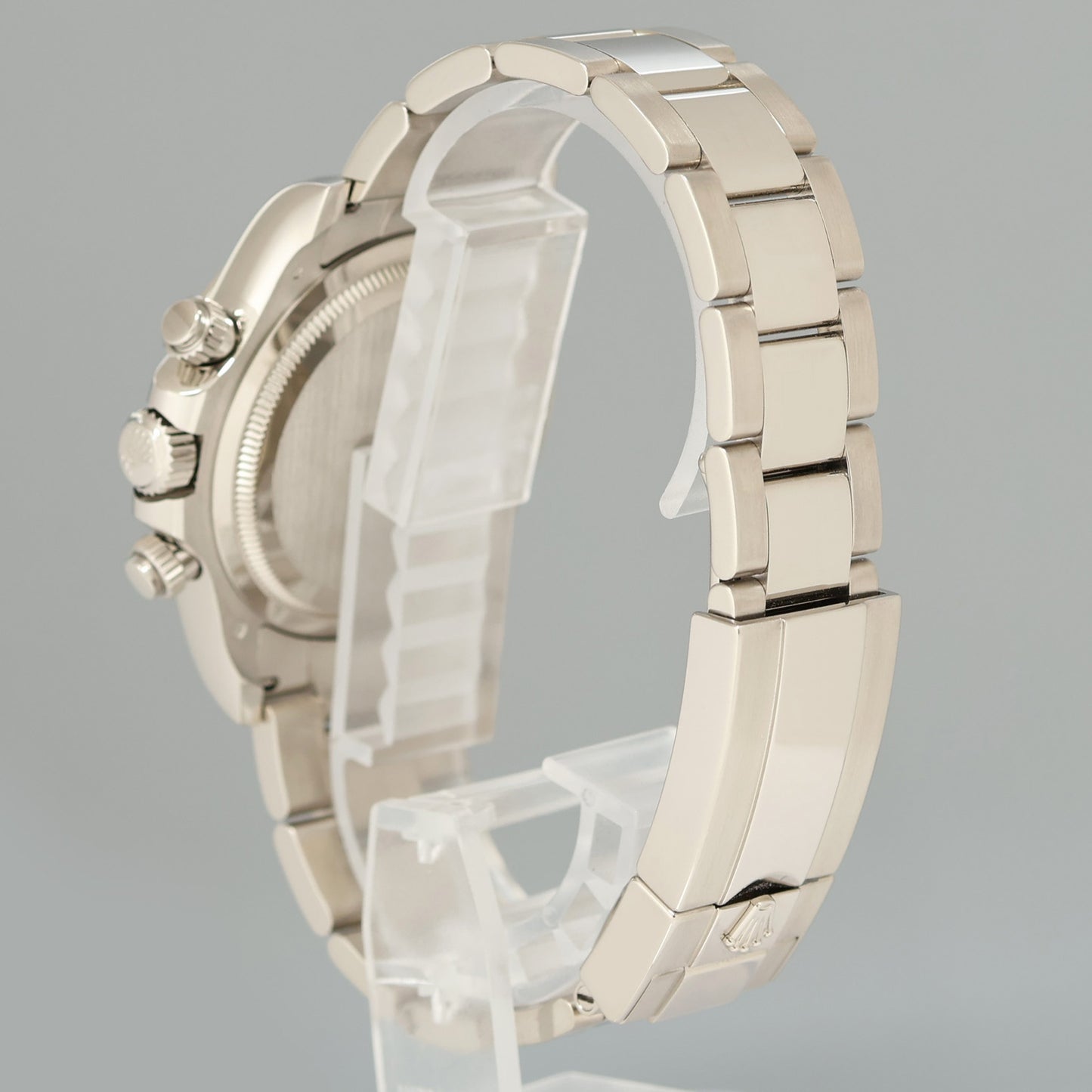 NEW 2024 PAPERS Rolex Daytona Ghost Black Diamond Chrono 126509 White Gold Watch