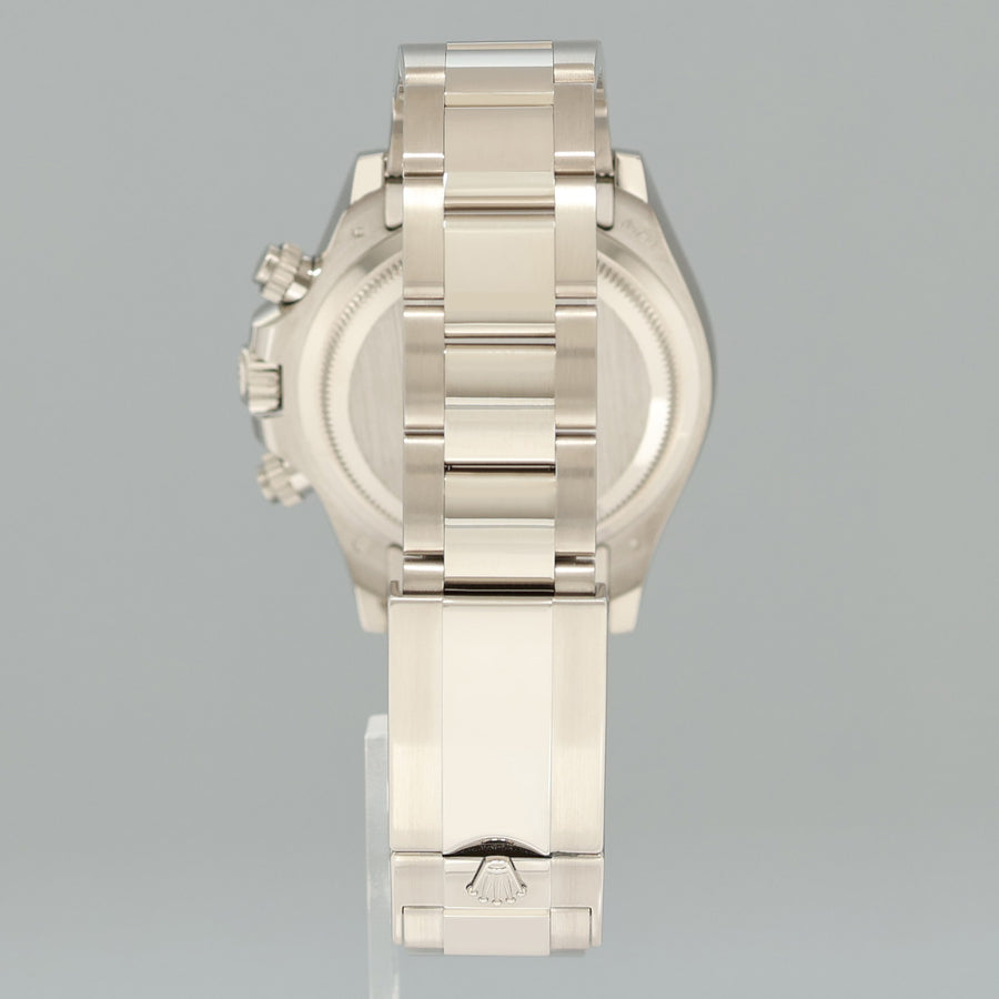 NEW 2024 PAPERS Rolex Daytona Ghost Black Diamond Chrono 126509 White Gold Watch