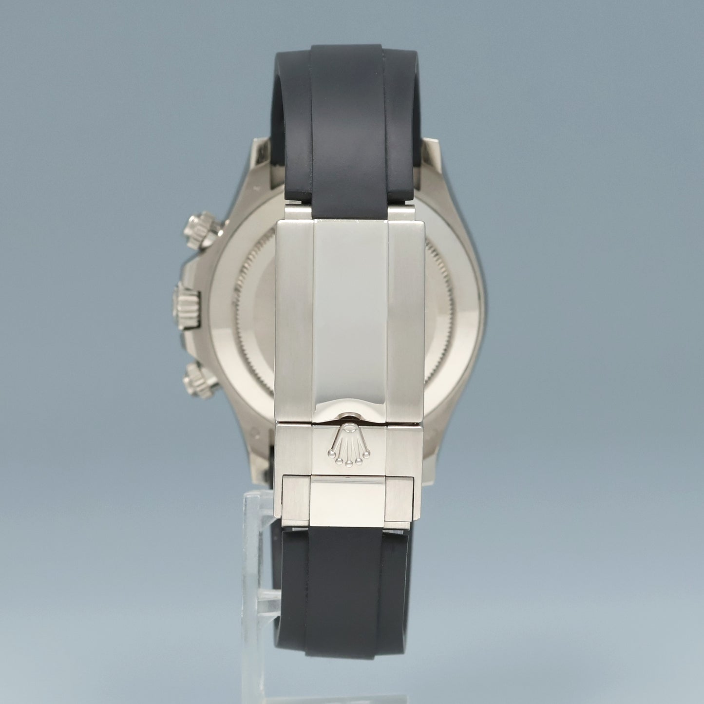 2023 NEW Papers Rolex Daytona 116519LN White Gold Ceramic Silver Watch Box