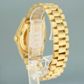PAPERS Rolex President Day-Date Champagne 18038 Quickset Yellow Gold Watch