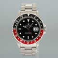 2007 MINT COKE Rolex GMT-Master II Red Black Steel Error Rectangular 16710 Watch Box