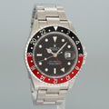 2007 MINT COKE Rolex GMT-Master II Red Black Steel Error Rectangular 16710 Watch Box