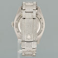 MINT Rolex Milgauss Diamond Iced Out Pave Sapphire 116400 Steel Watch Box