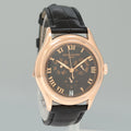 MINT Patek Philippe Rose Gold Annual Calendar 5035r Black Roman 37mm Watch Box