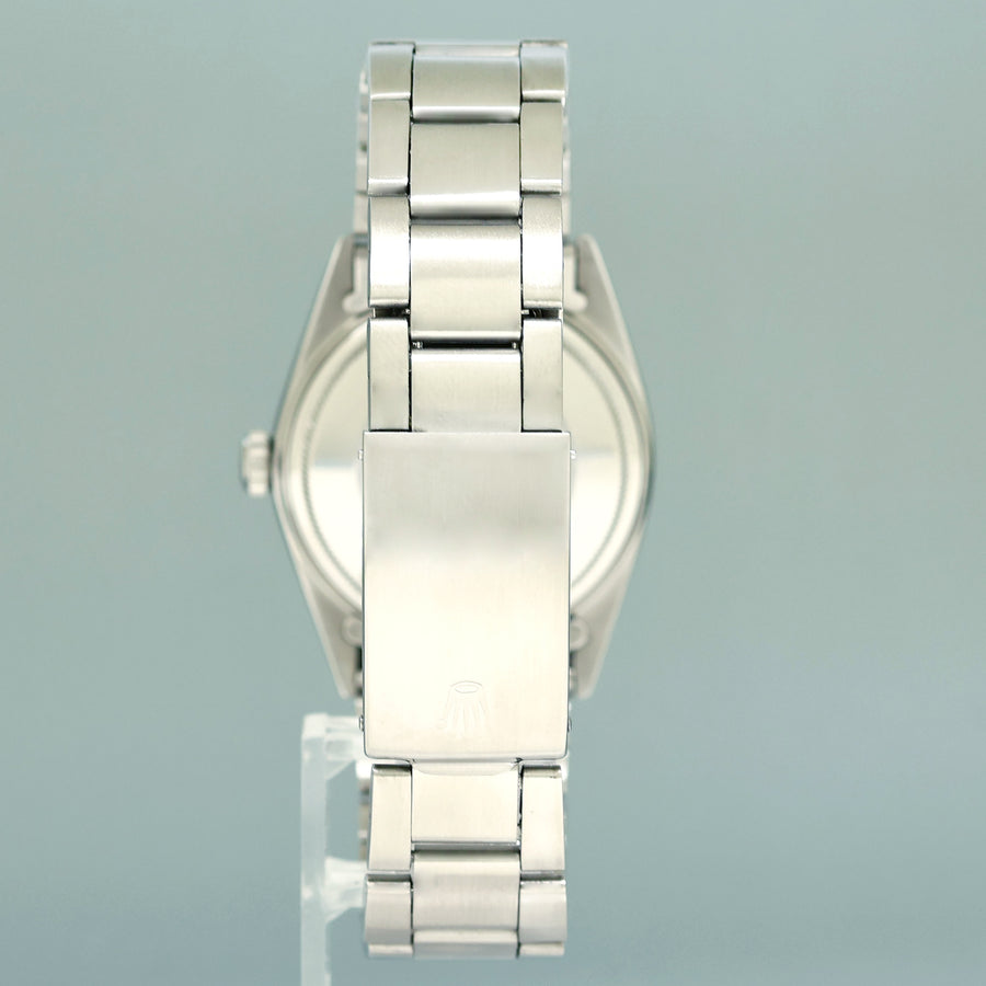 1970 Vintage Rolex DateJust 1600 Blue Silver Dial Stainless Steel 36mm Oyster Band Watch Box