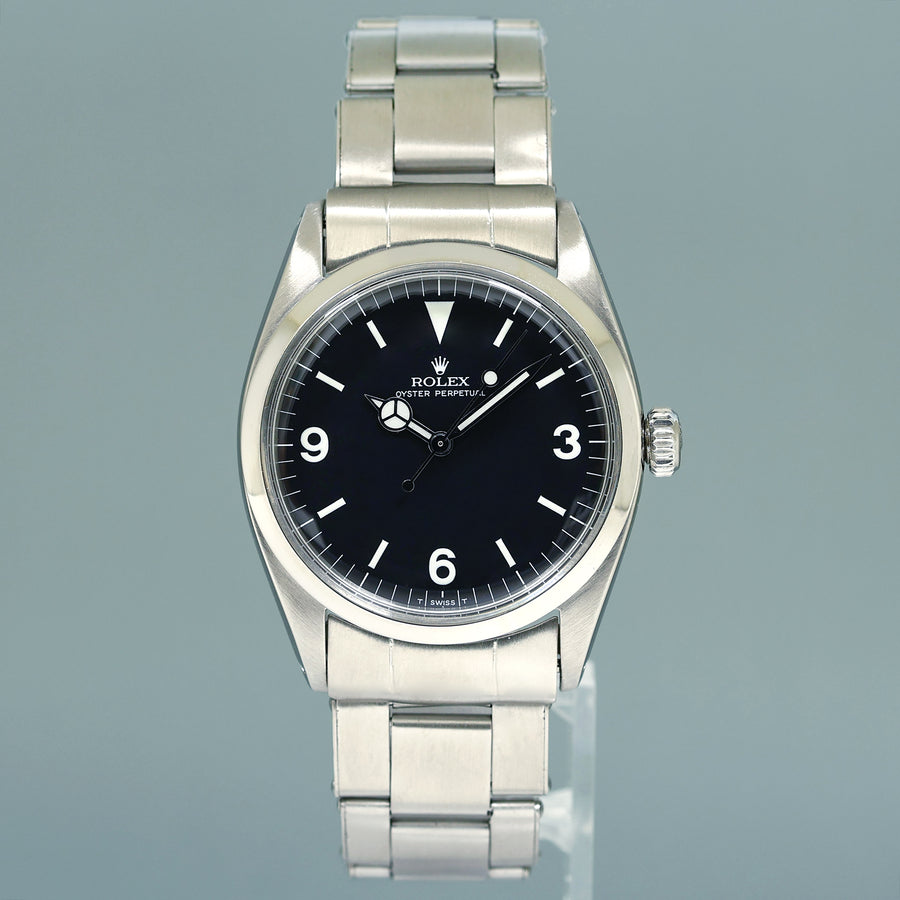 Rolex Oyster Perpetual Explorer 5504 Black Matte Steel 36mm Watch