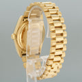 Mint Rolex President Day Date 18038 Quick Set Champagne Diamond Yellow Gold Watch