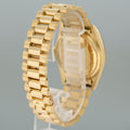 Mint Rolex President Day Date 18038 Quick Set Champagne Diamond Yellow Gold Watch
