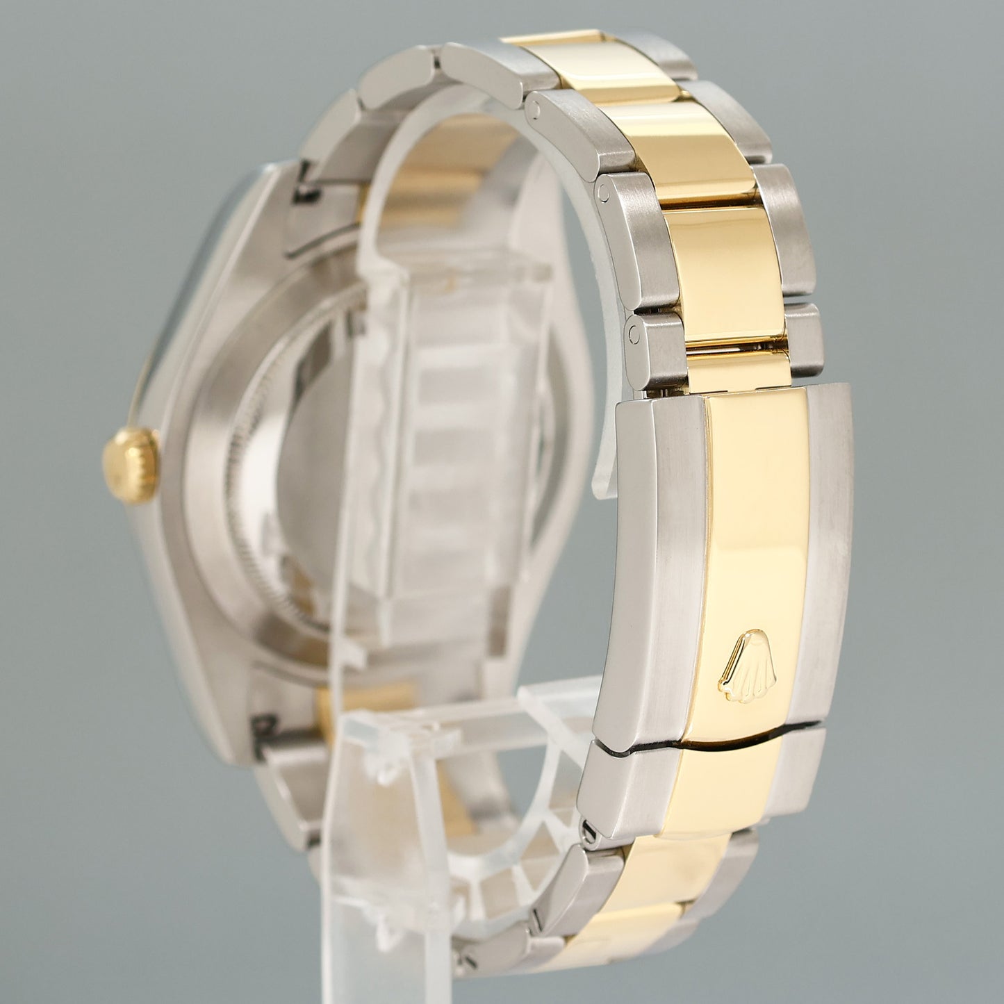 2015 MINT Rolex Datejust II 2 Champagne Diamond 116333 Two-Tone Yellow Gold Watch