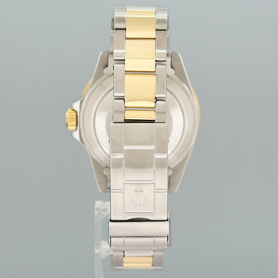 Rolex Submariner Date 16803 Two-Tone Yellow Gold Steel Black 40mm Watch Box