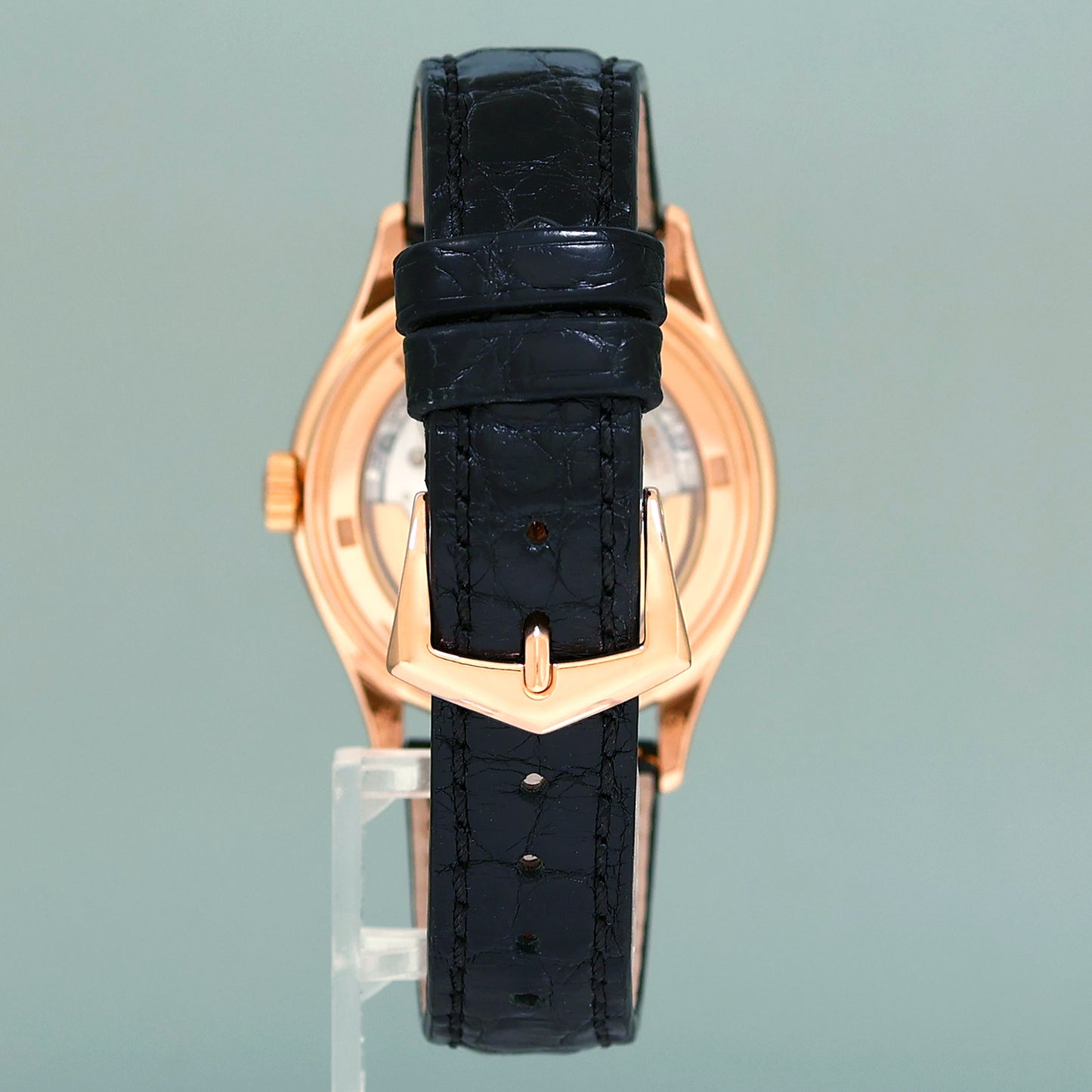 MINT Patek Philippe Rose Gold Annual Calendar 5035r White Roman 37mm Watch Box