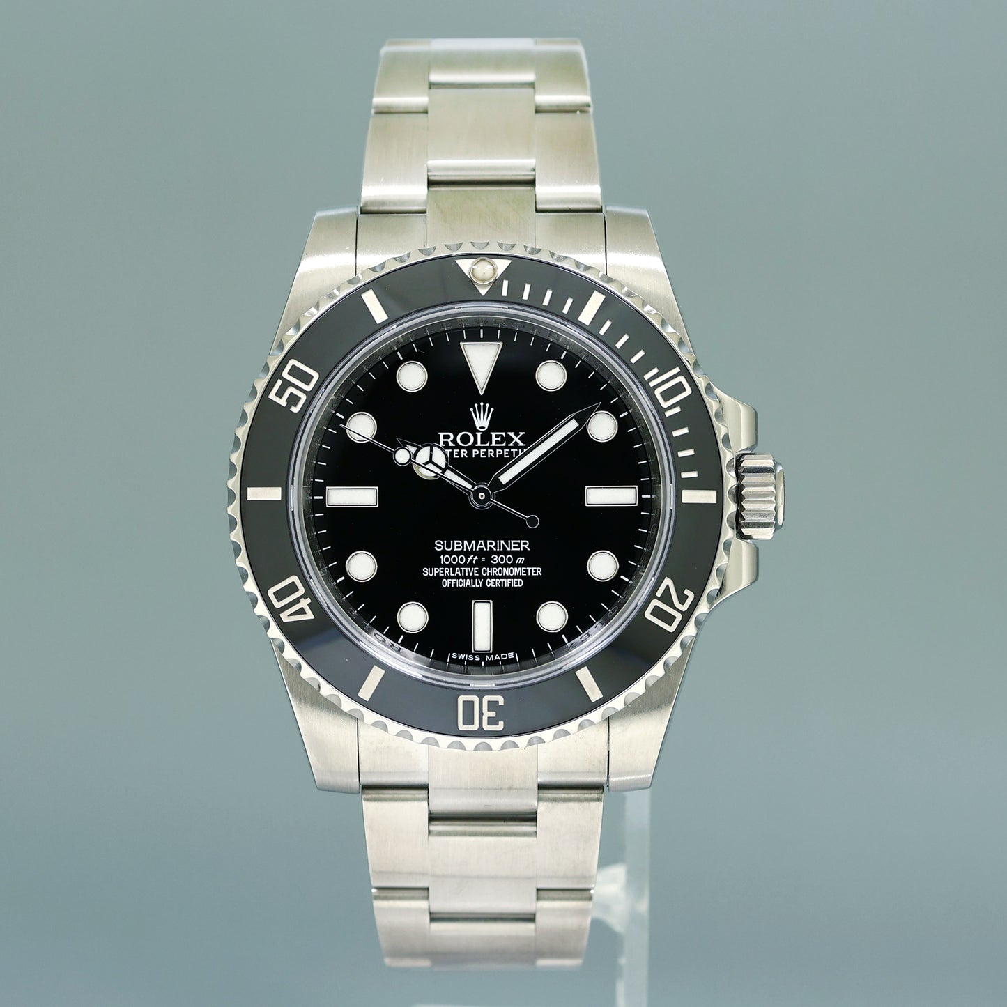 2025 MINT CPO PAPERS Rolex Submariner No Date 114060LN Steel Black Ceramic 40mm Watch