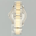 MINT Ladies Rolex Yacht-Master 168623 35mm Yellow Gold Two Tone Silver Dial Watch