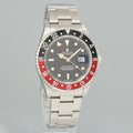 PAPERS 1997 MINT Rolex GMT-Master II Coke Red Black Steel 16710 40mm Watch Box