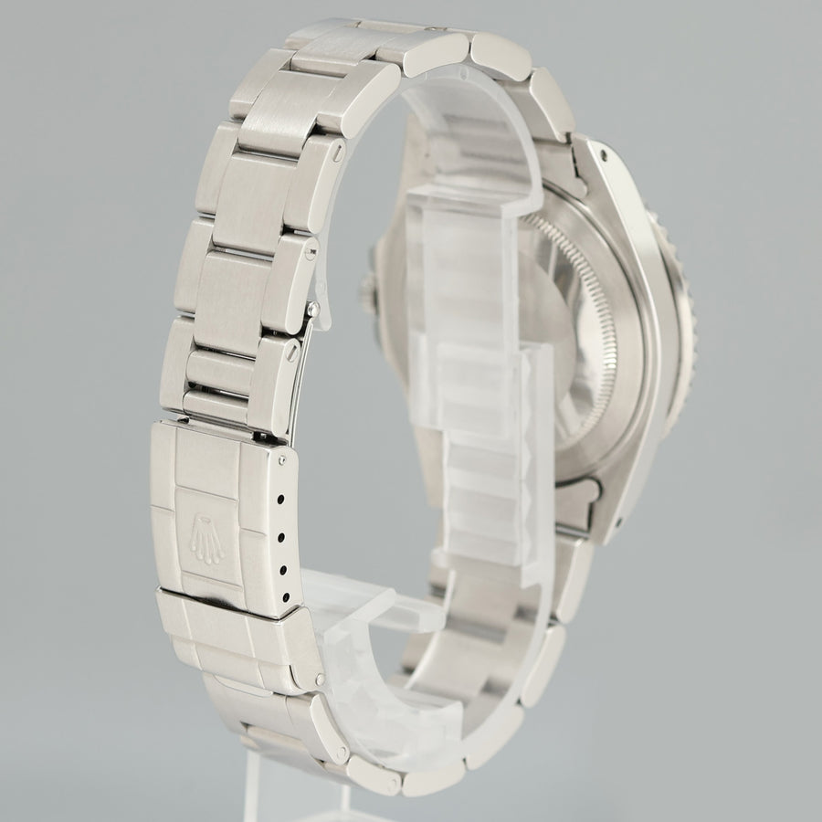 PAPERS 1997 MINT Rolex GMT-Master II Coke Red Black Steel 16710 40mm Watch Box