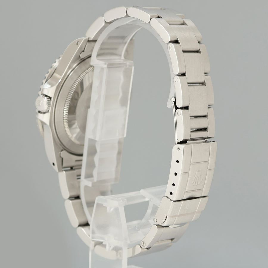 PAPERS 1997 MINT Rolex GMT-Master II Coke Red Black Steel 16710 40mm Watch Box