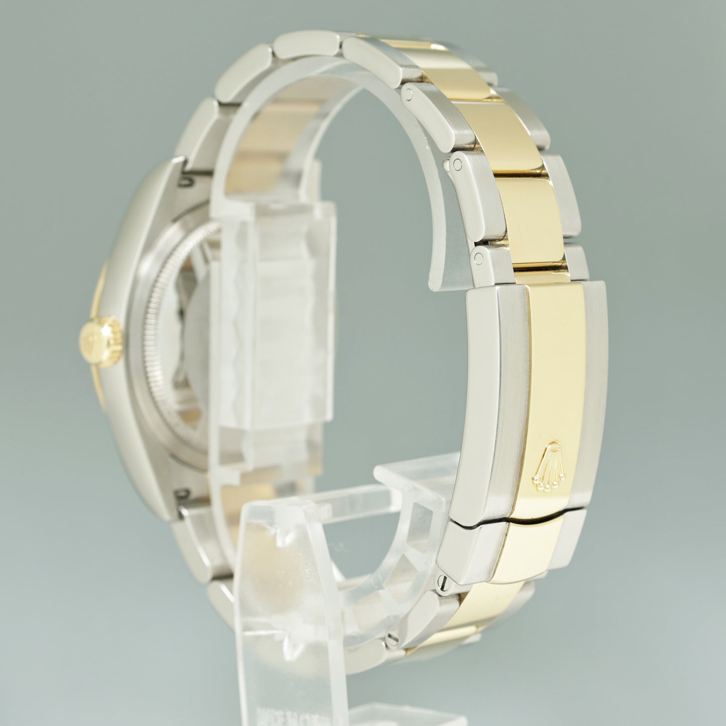 2023 Rolex DateJust 36mm Champagne Palm Motif Two Tone Gold Oyster 126233 Watch
