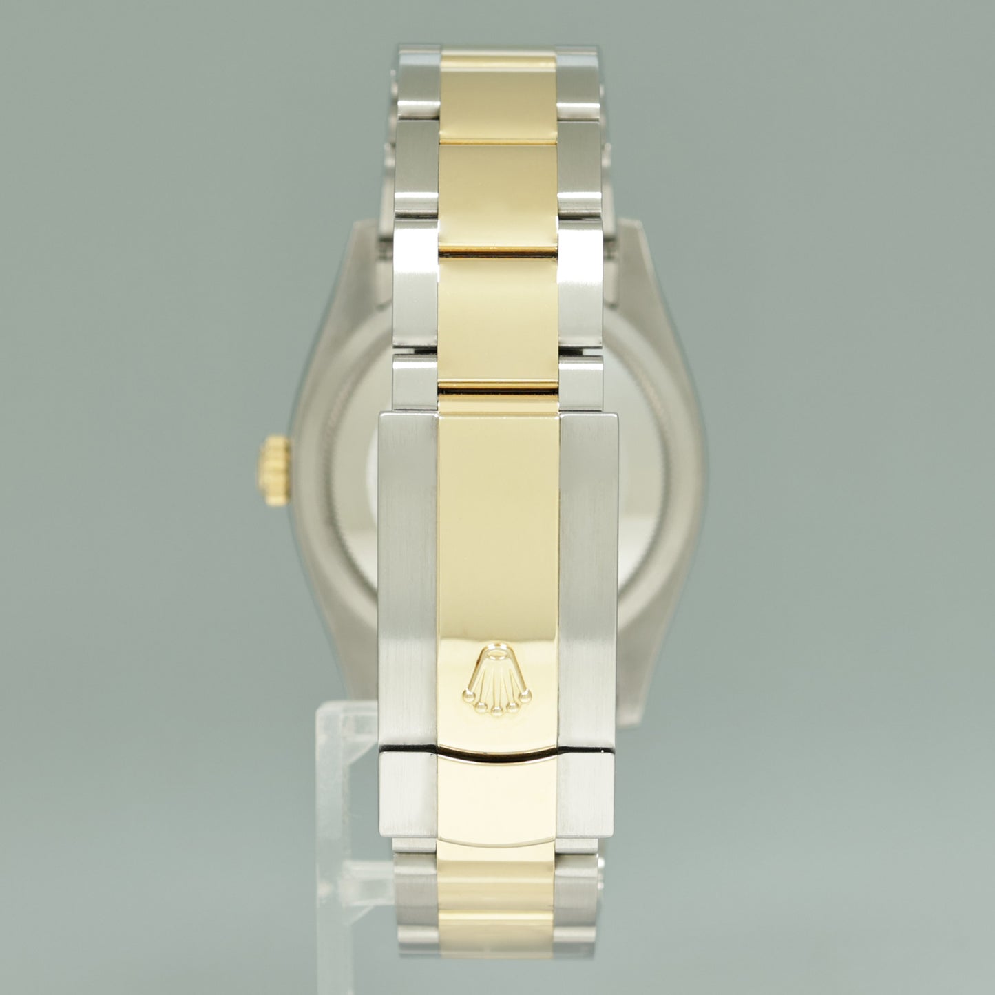2023 Rolex DateJust 36mm Champagne Palm Motif Two Tone Gold Oyster 126233 Watch