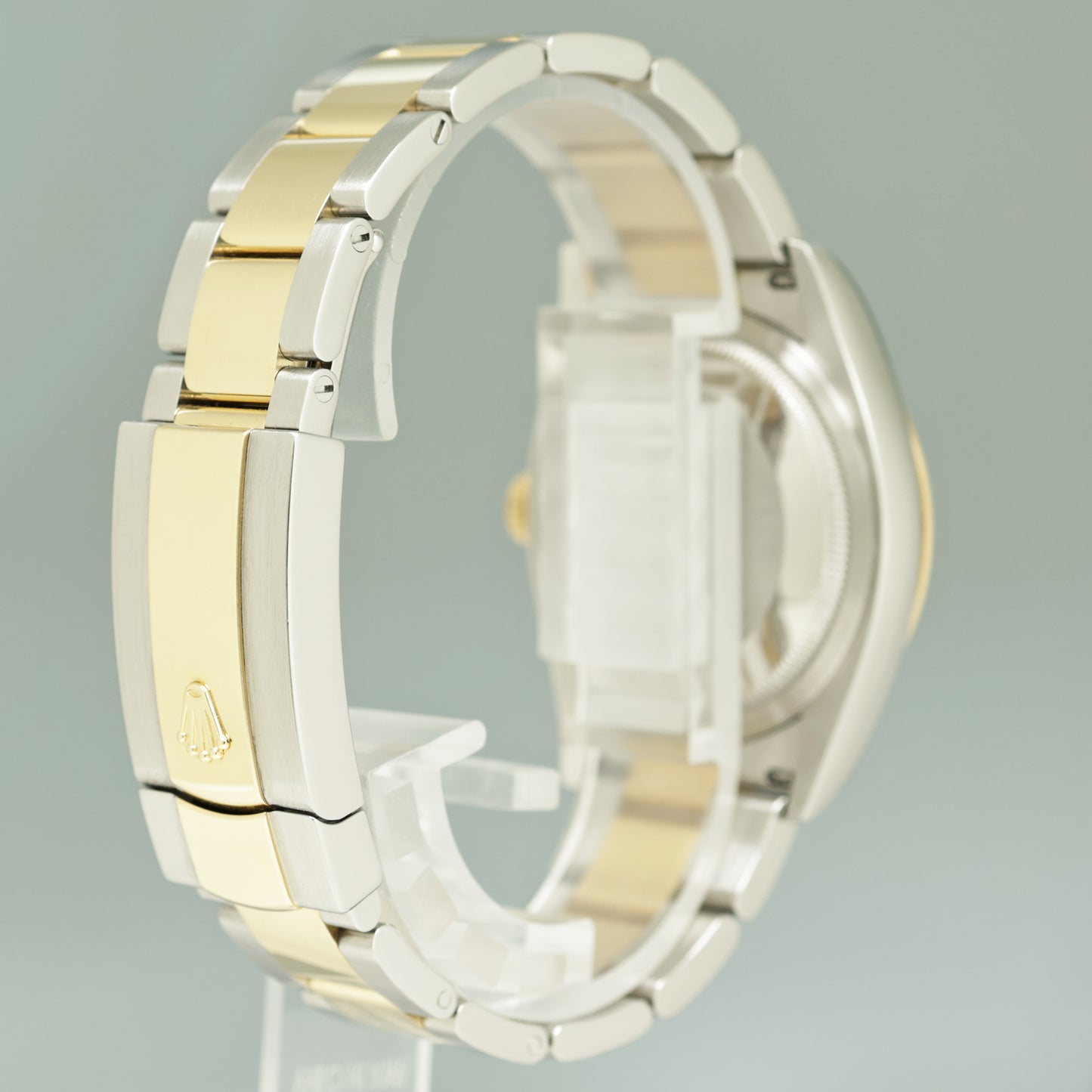 2023 Rolex DateJust 36mm Champagne Palm Motif Two Tone Gold Oyster 126233 Watch