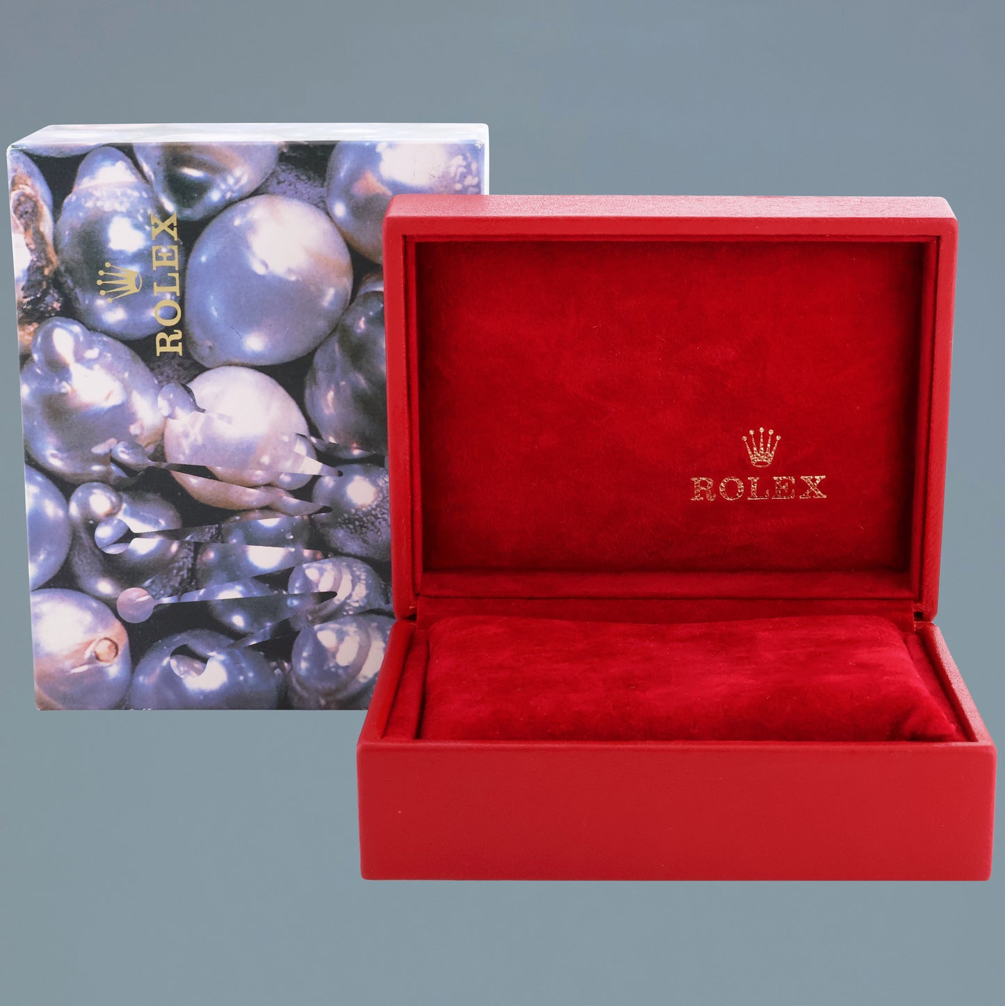 2001 Glacier Blue Diamond Ladies Rolex Midsize 31mm Datejust Oyster Steel 78240 Watch Box