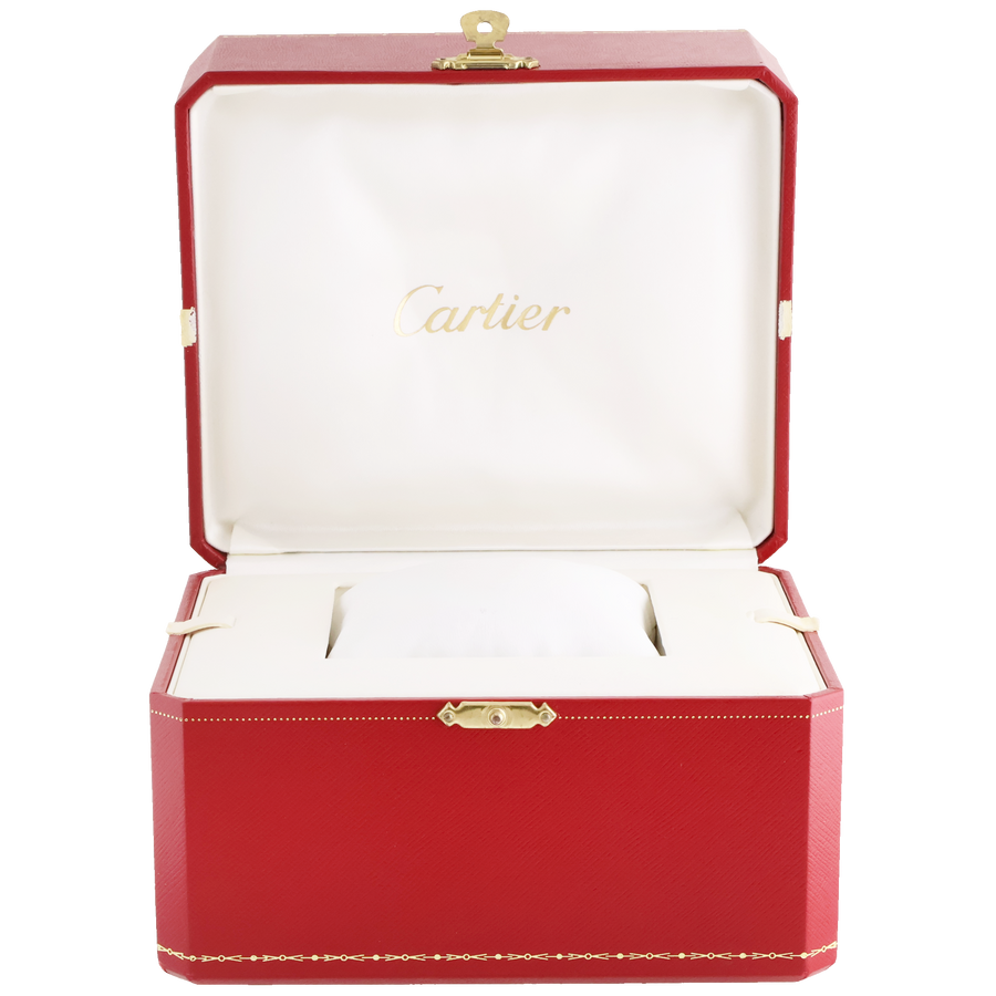 MINT Cartier Calibre de Cartier Steel 42mm Black Roman W7100016 Watch Box
