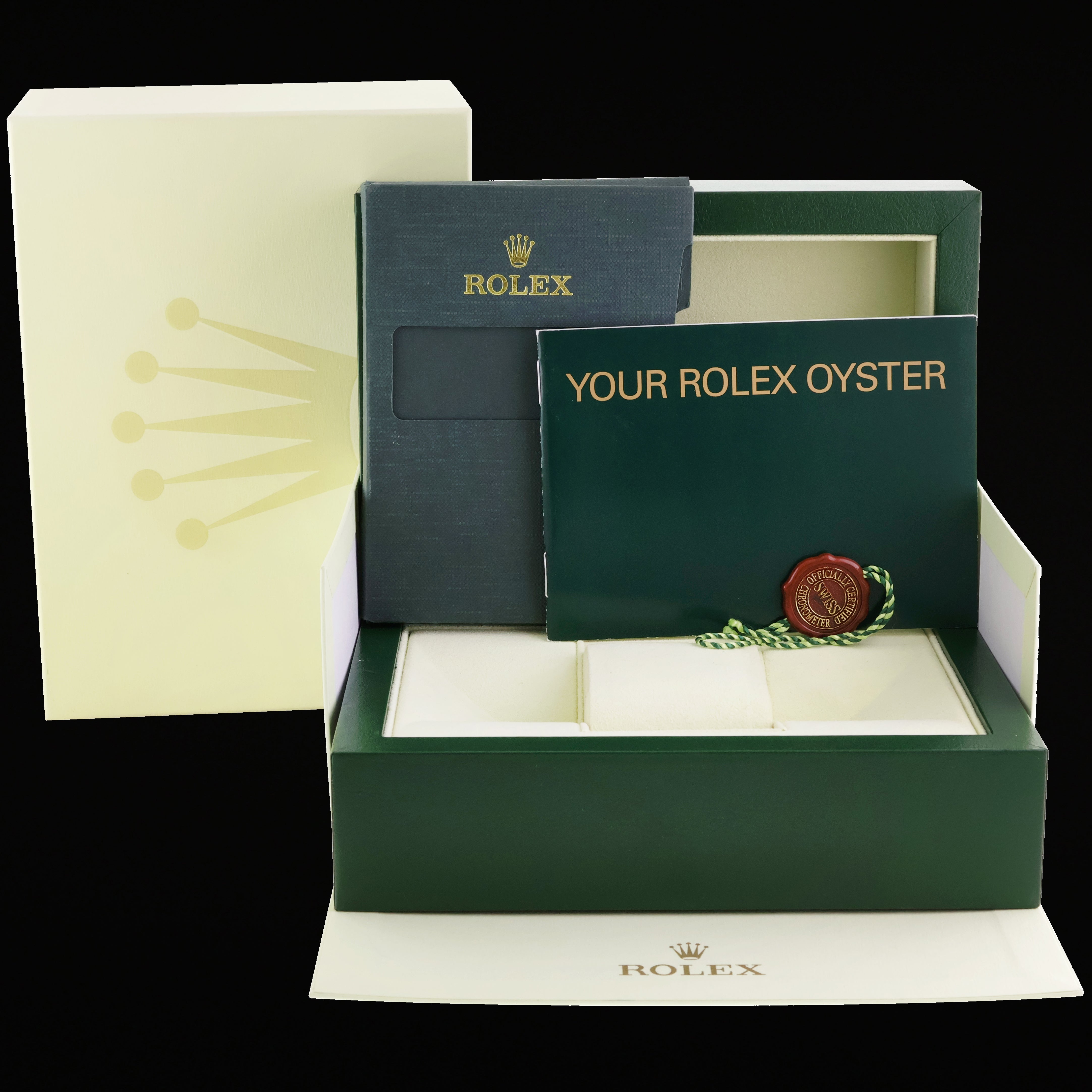 2011 MINT Ladies Rolex Yacht-Master 168623 35mm Gold Two Tone Blue Watch Box