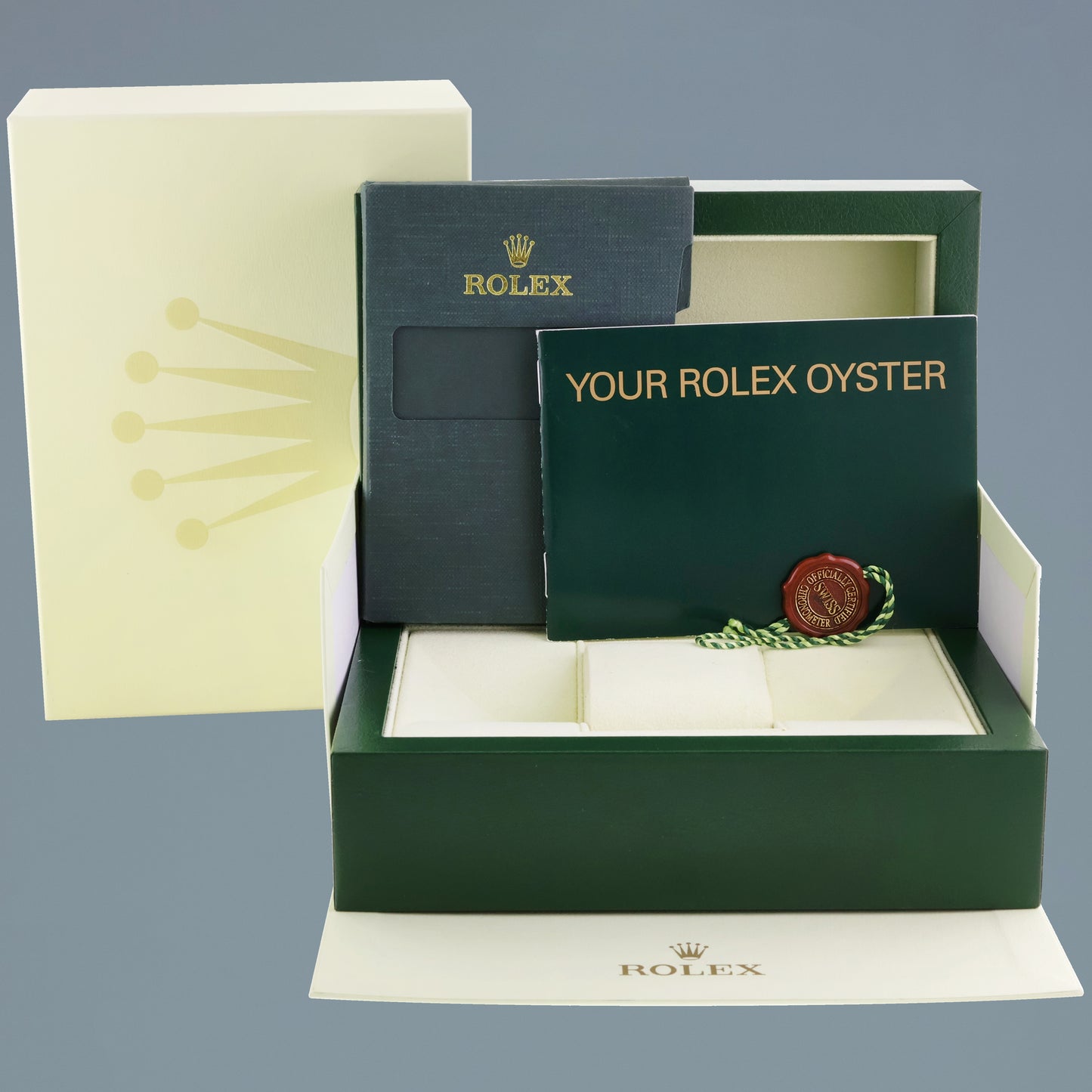 2004 MINT Rolex Explorer II White 16570 40mm No Holes Polar GMT Watch Box