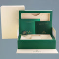 MINT Rolex Milgauss Green Anniversary Orange Black 116400GV Steel Watch Box