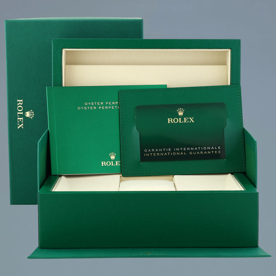 August 2025 NEW PAPERS Rolex Oyster 277200 Perpetual 31mm Lavender Purple Watch Box