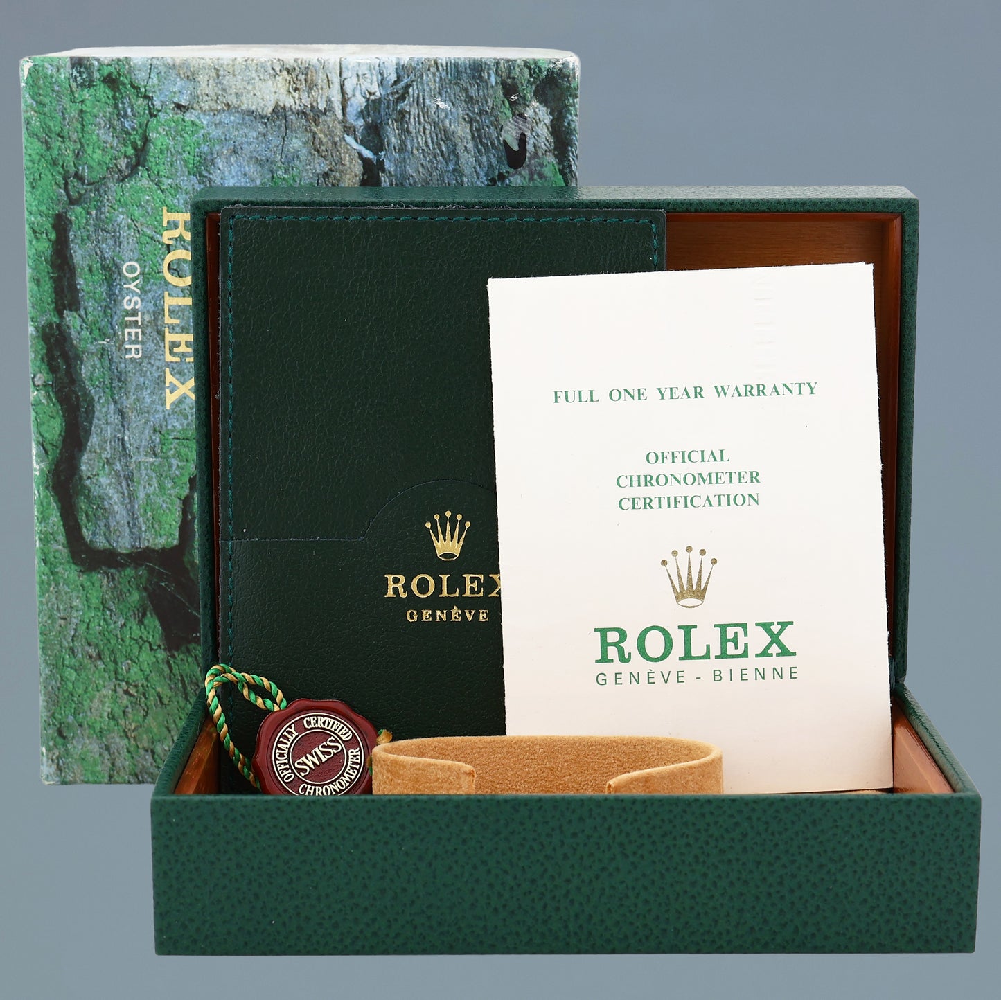 PAPERS Ladies Rolex DateJust Champagne President 26mm 6917 Yellow Gold Watch Box