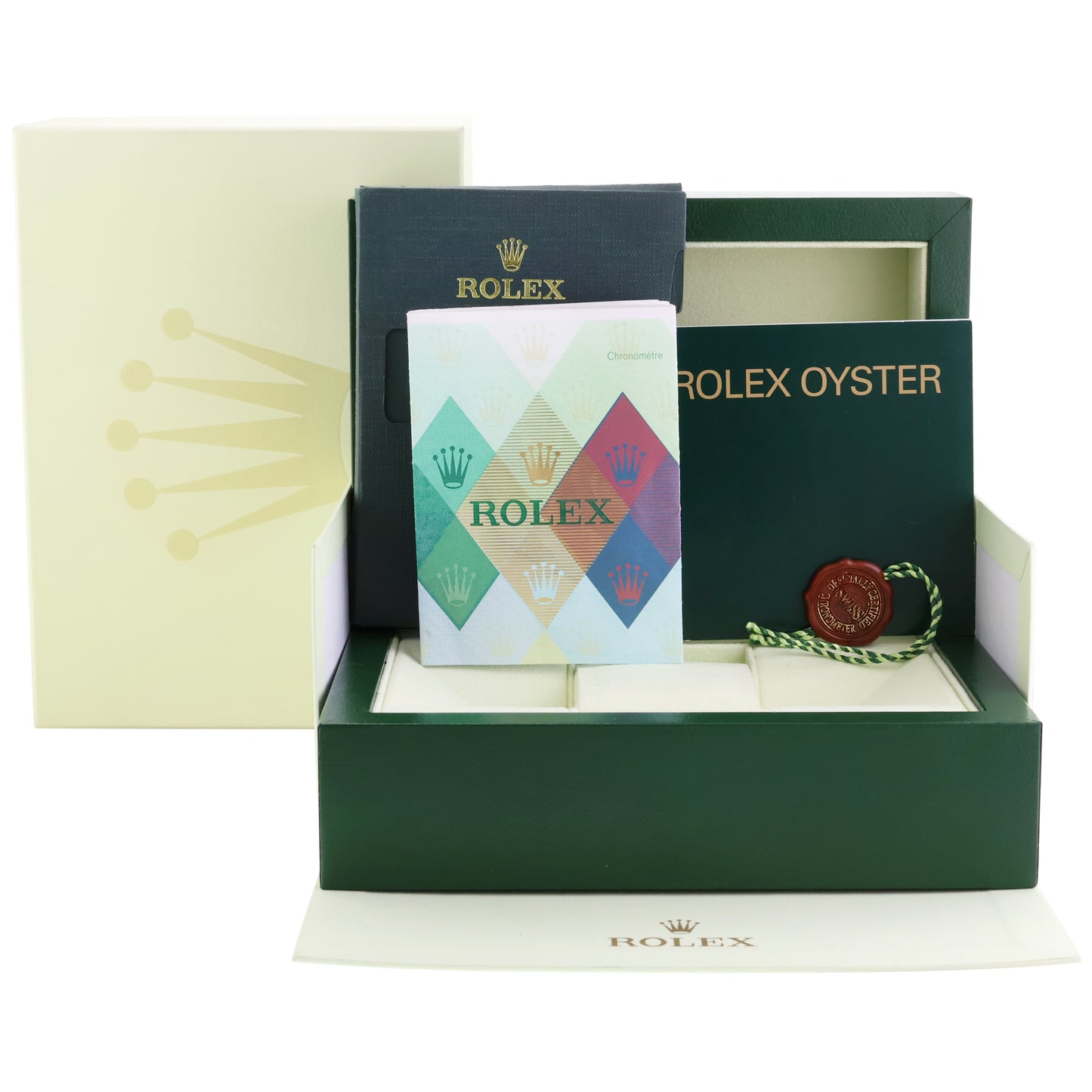 PAPERS MINT 2007 Rolex Yacht-Master 16623 White Sapphire Two Tone Yellow Gold Watch