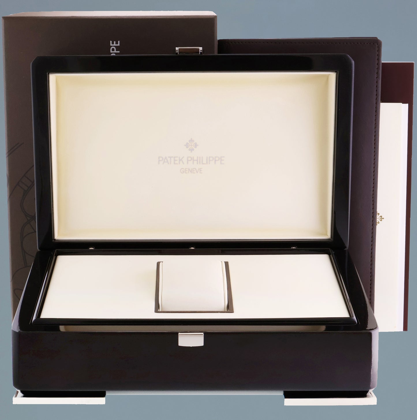 MINT PAPERS Patek Philippe Nautilus 5711J White 18k Yellow Gold 5711J-001 Watch Box