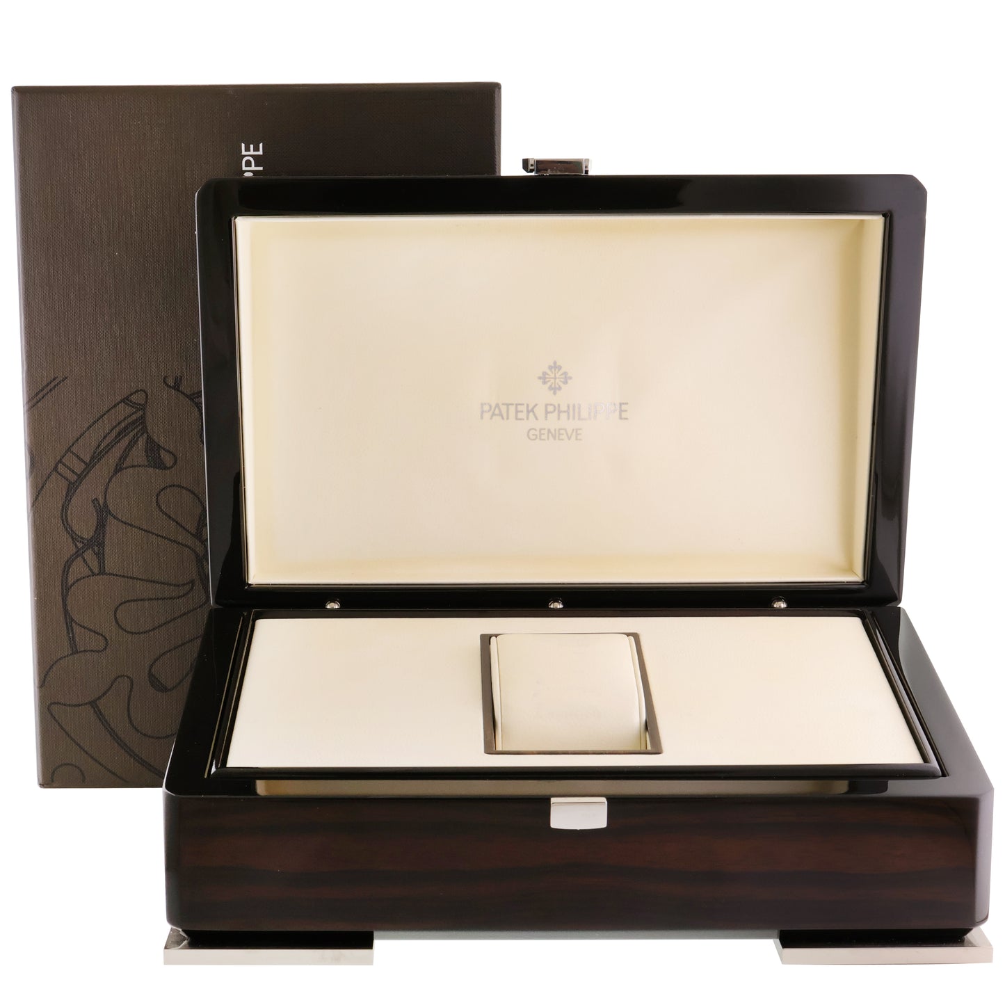 MINT Patek Philippe 5960a Chrono White Steel Annual Calendar 40.5mm Watch Box