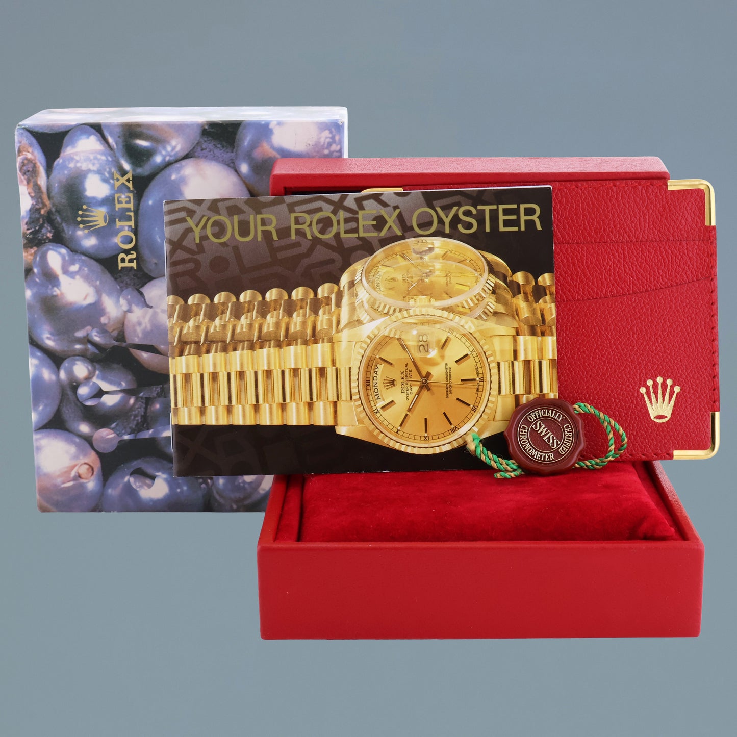 MINT Rolex DateJust 16014 Glacier Blue Diamond Jubilee Band 36mm Watch Box
