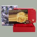 MINT Blue Diamond Ladies Rolex DateJust 69178 President 26mm 18k Yellow Gold Watch