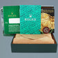 MINT Rolex Submariner 16613 Two Tone Gold Champagne Serti Diamond Watch Box