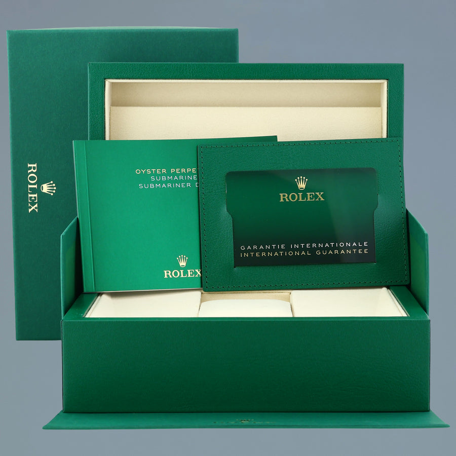 2025 NEW PAPERS Rolex Submariner 41mm Black Ceramic 124060LN No Date Watch Box