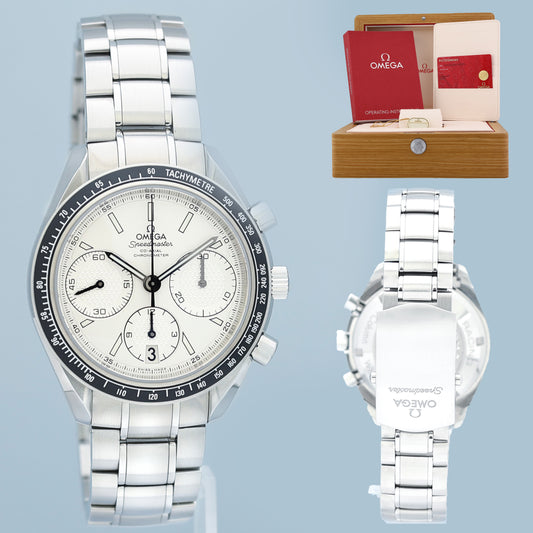 Papers OMEGA 326.30.40.50.02.001 Speedmaster Racing 40mm Chronograph Automatic Steel Box