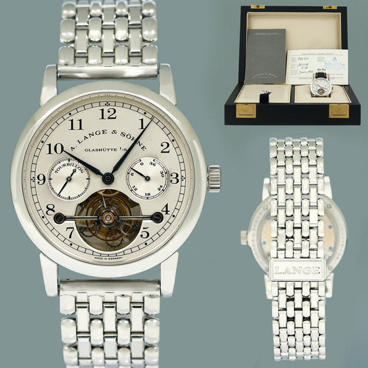 A. Lange & Söhne 751.005 Tourbillon Platinum 38mm Limited Edition Pour Le Merite Watch
