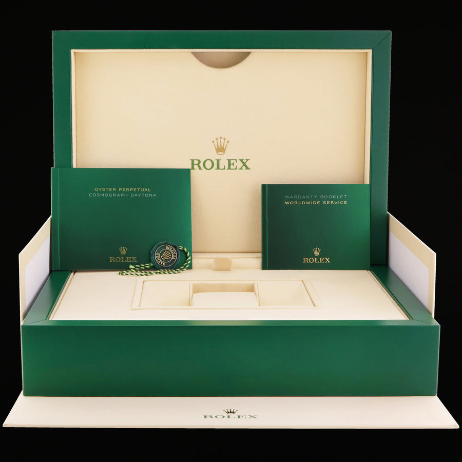 PAPERS 2025 RSC Rolex Daytona 116506 Platinum Glacier Ice Blue Ceramic Watch Box